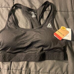 NWT Reebok Racerback Sports Bra Medium Support size Large
